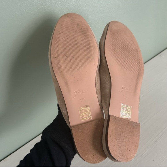 J. Crew Zoe ballet mule in suede light pink ribbon and nude - Picture 5 of 6